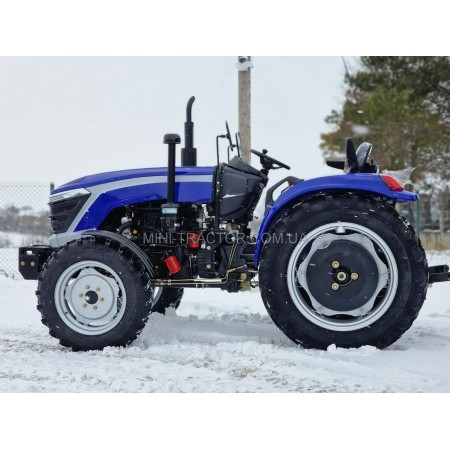 Мінітрактор TERRA FORCE 554HX, 50 к.с, повнопривідний, прижимна гідравліка, шини 11.20-28, компресор